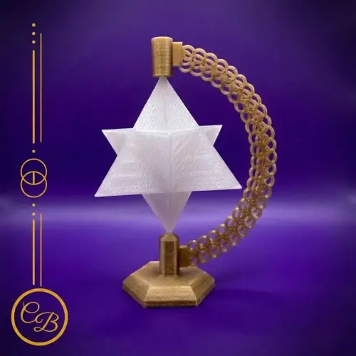 Merkaba - Artefato de Meditação Geometria Sagrada Merkabah