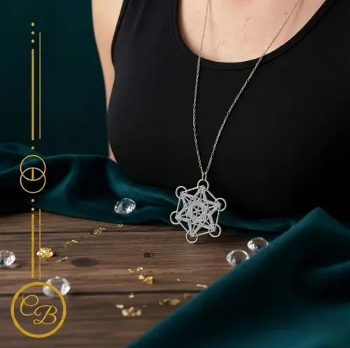 Colar Cubo de Metatron