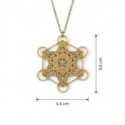 Colar Cubo de Metatron