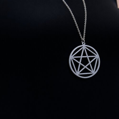 Colar Pentagrama - Geometria Sagrada - Wicca