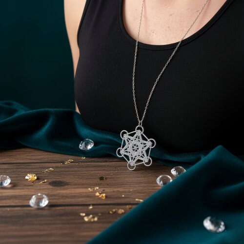 Colar Cubo de Metatron