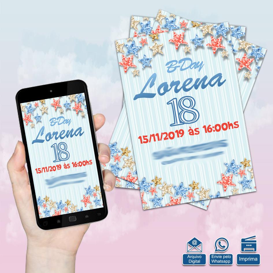 Convite Digital Aniversário (Não temático)