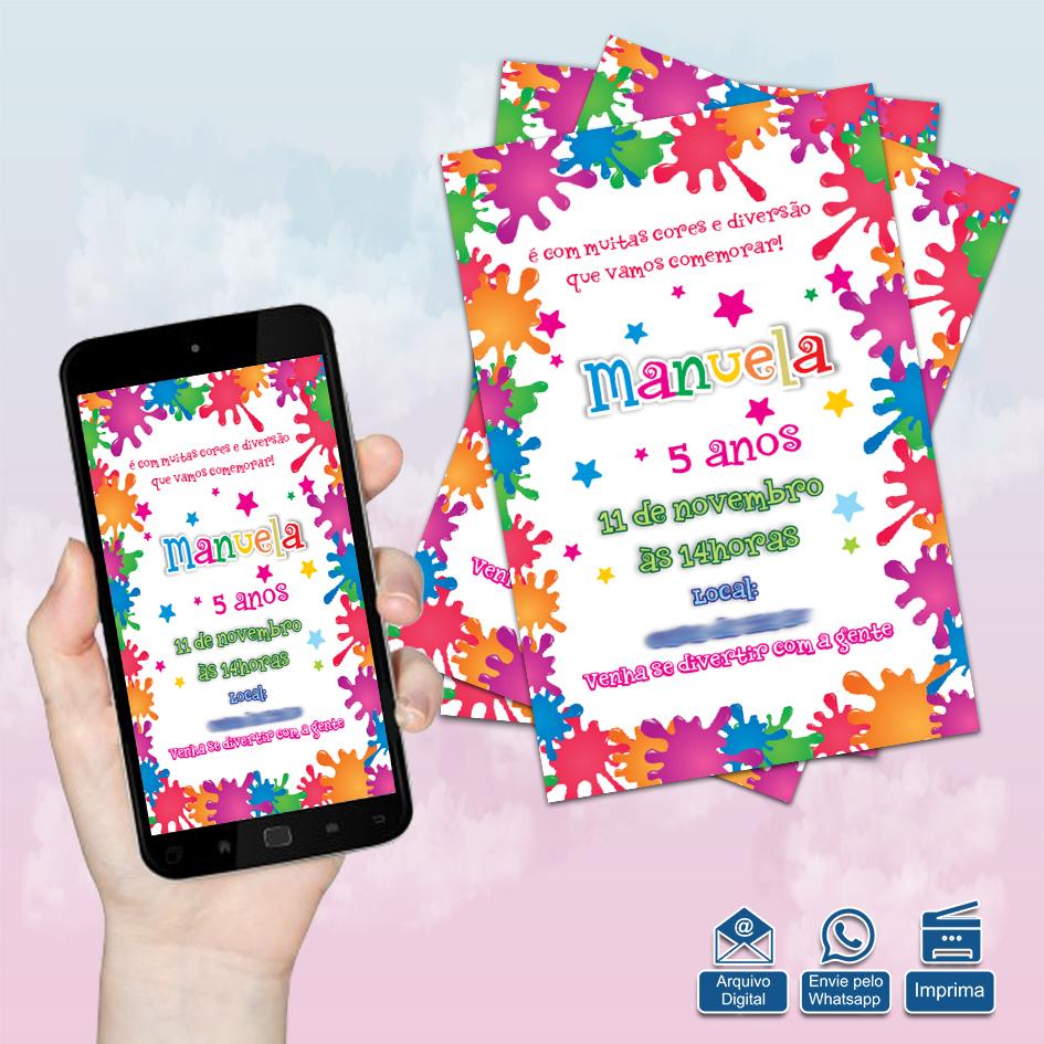 Convite digital Slime Mod.004