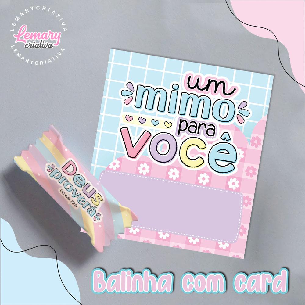 Bala Personalizada com Card Versículos  Mod.0021 (36 unidades)