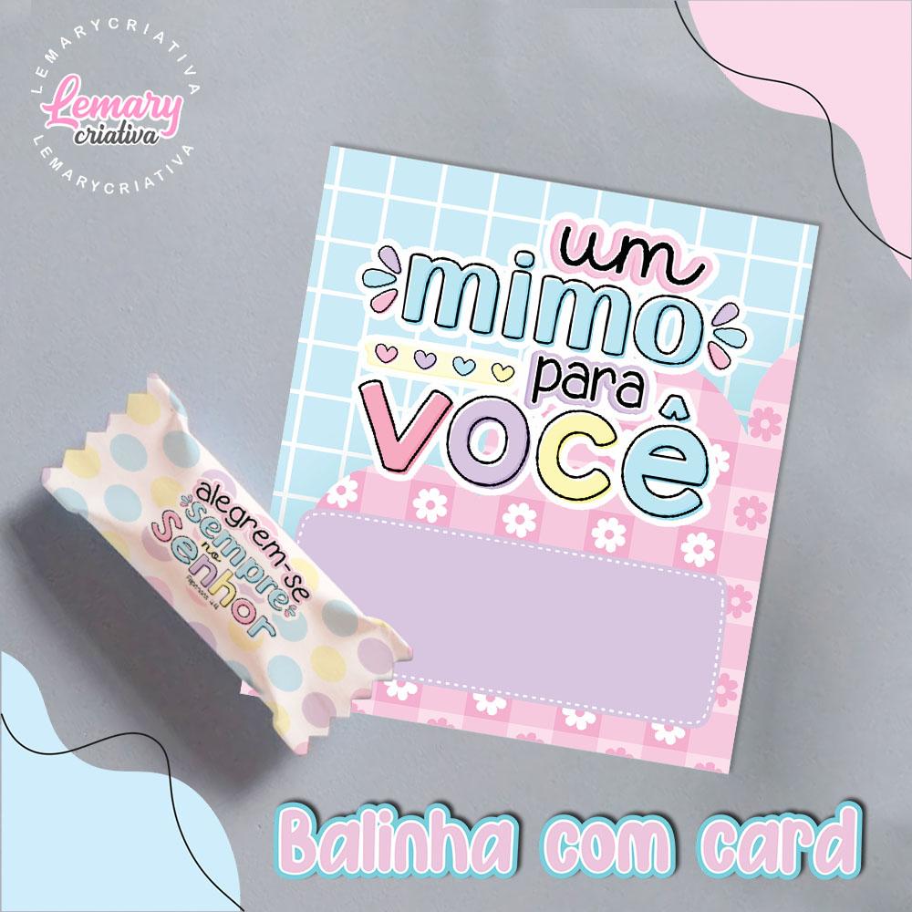 Bala Personalizada com Card Versículos  Mod.0023 (36 unidades)