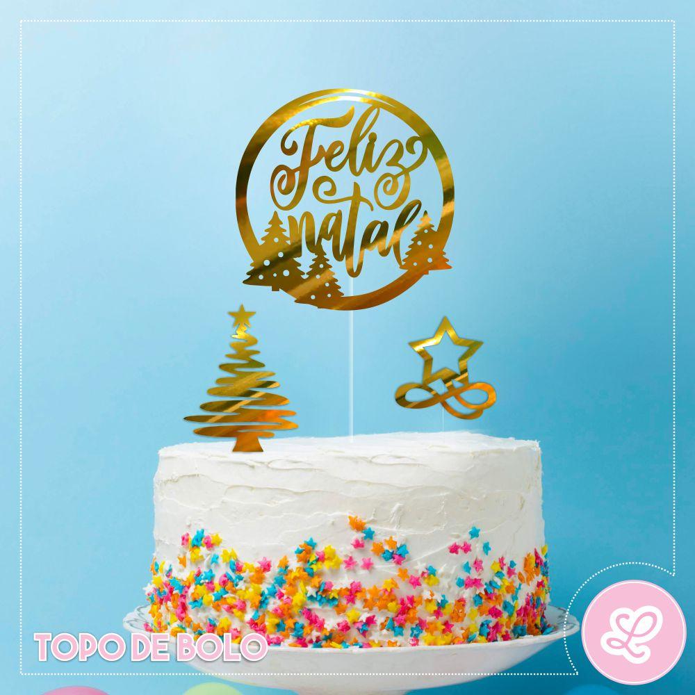 Topo de Bolo Natal Mod.0002