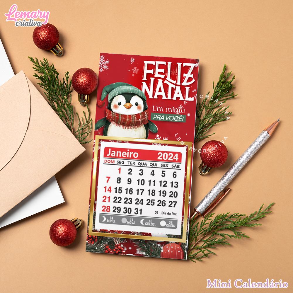 Mini Calendário Natal Mod.0003