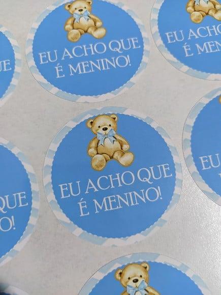 Adesivo para Chá Revelação