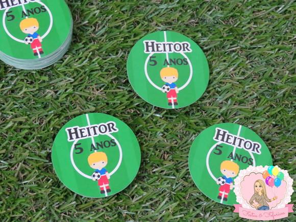 Adesivo para Latinha Festa Futebol