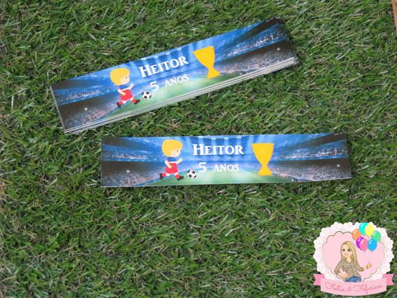 Adesivo para Refrigerante Futebol