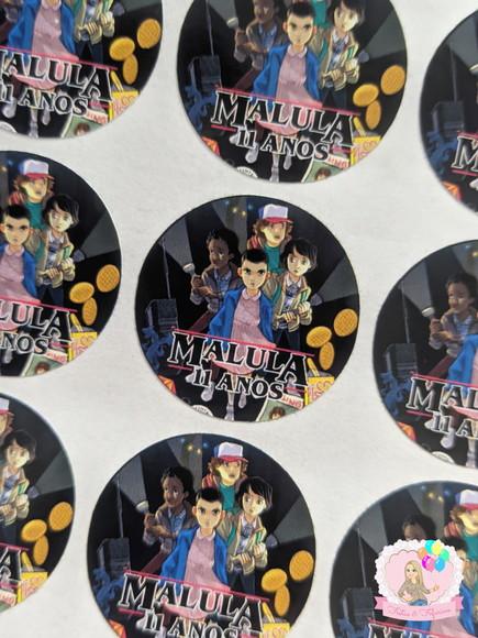 Adesivo Personalizado Stranger Things