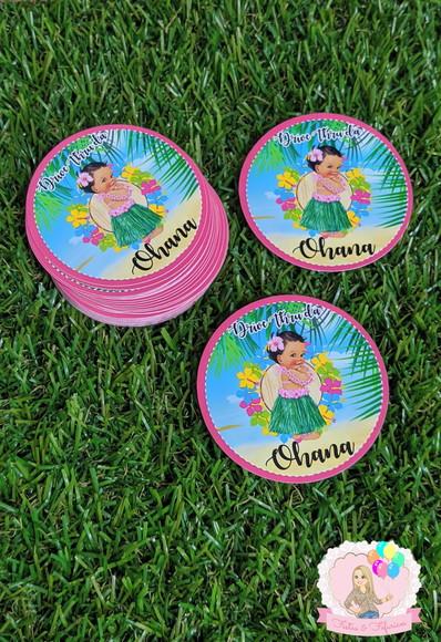 Adesivos Personalizadas Havaiano Tropical