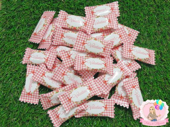 Bala Personalizada Jardim Borboletas