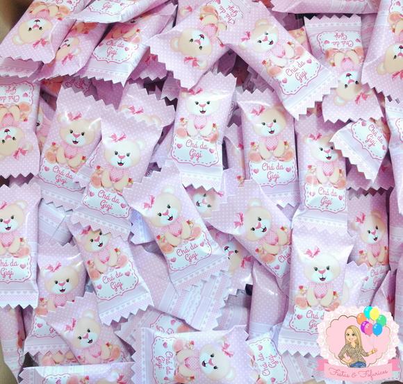 Bala Personalizada Ursinha Princesa