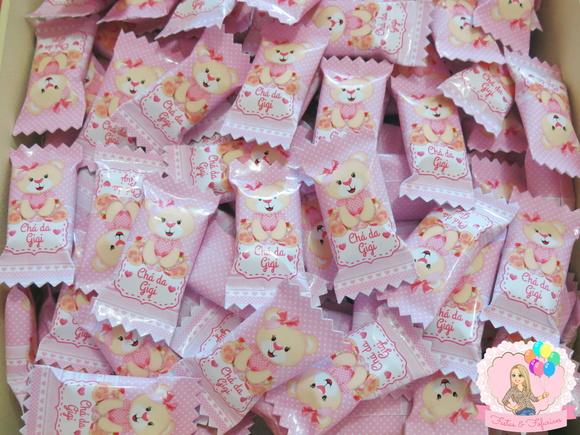 Bala Personalizada Ursinha Princesa