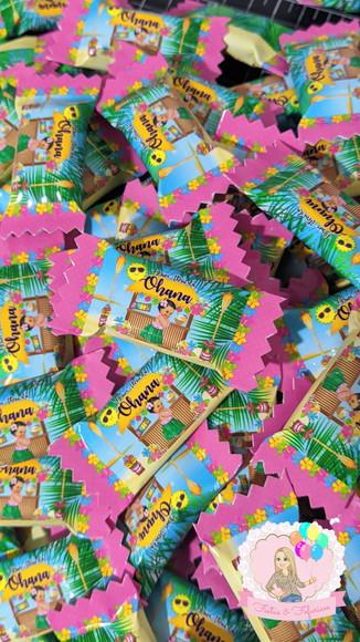 Balas Personalizadas Havaiano Tropical