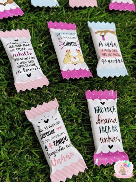 Balas Personalizadas Manicure