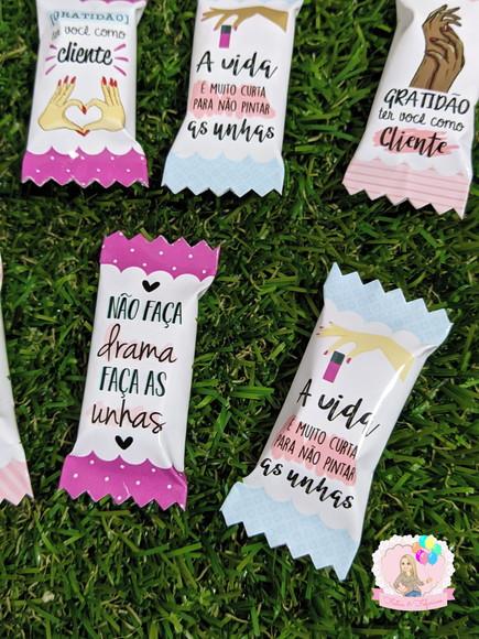 Balas Personalizadas Manicure