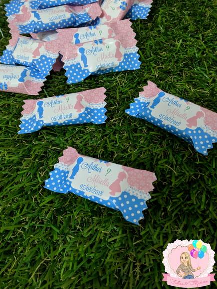 Balas Personalizadas para Chá Revelação