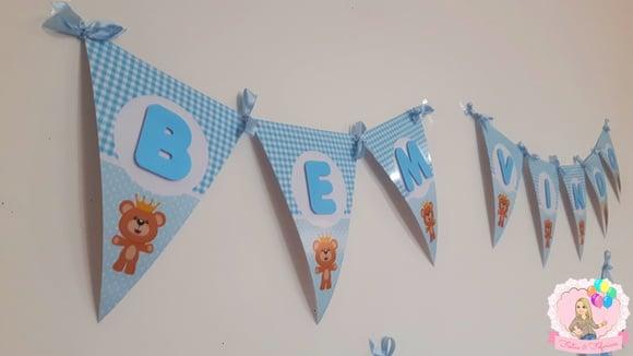 Bandeirinhas para Chá de Bebê