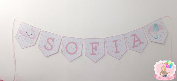 Bandeirola Chuva de Amor