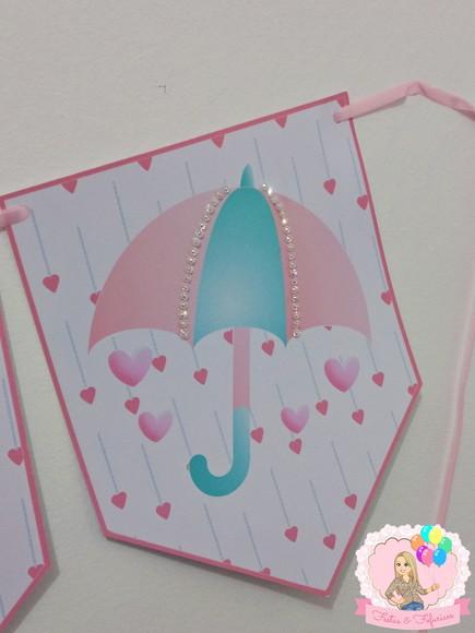 Bandeirola Chuva de Amor