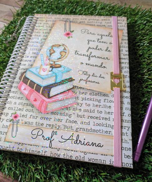 Caderno Personalizado Dia dos Professores