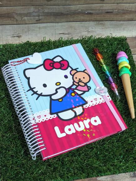 Caderno Personalizado Hello Kitty