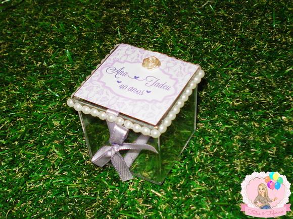 Caixinha Acrílico para Bodas