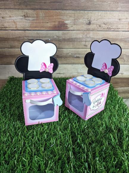Caixinha Fogão Minnie Confeiteira