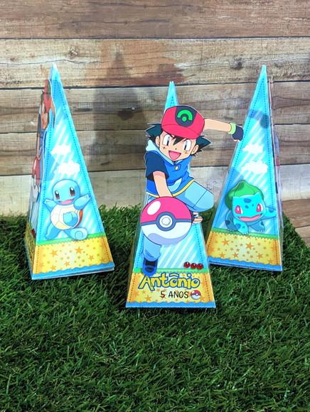 Caixinha Pirâmide Pokemon
