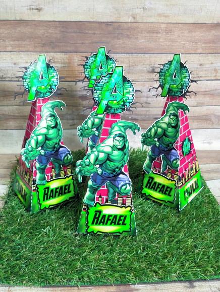 Caixinha Pirâmide Hulk