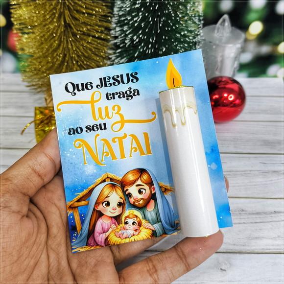 Card com Chocolate Natal