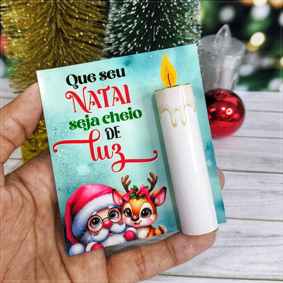 Card com Chocolate Natal