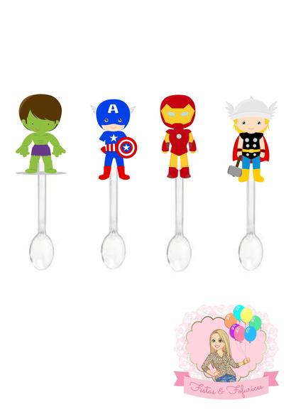Colher Docinho Heróis Vingadores