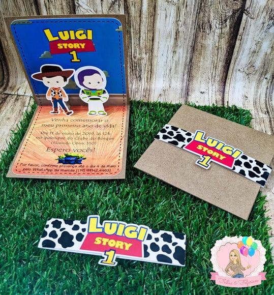 Convite Toy Story Pop Up