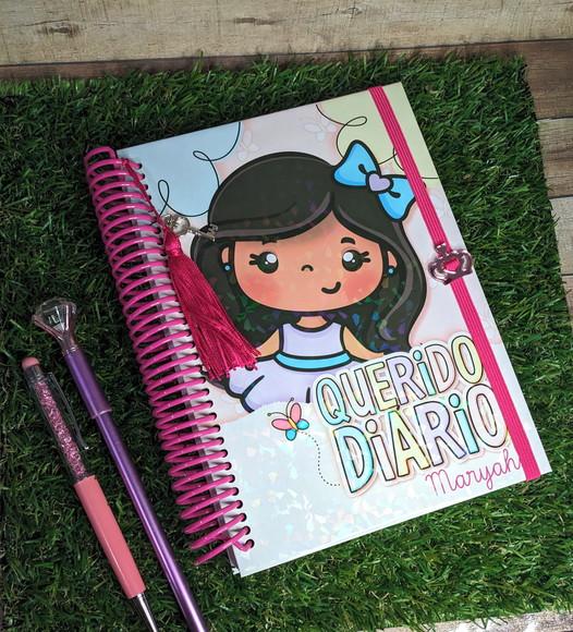 Diário Personalizado Menina
