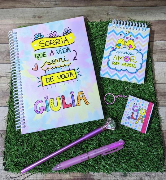 Kit Caderno, Bloquinho e Post-it Personalizado