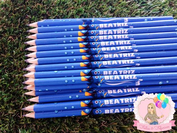 Lápis Personalizado Nemo e Dory