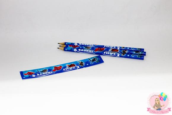 Lápis Personalizado Nemo e Dory