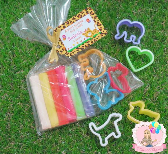 Lembrancinha Kit Massinha Oncinha