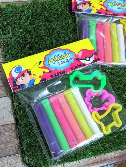 Lembrancinha Kit Massinha Personalizado Pokemon