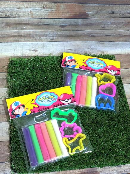 Lembrancinha Kit Massinha Personalizado Pokemon