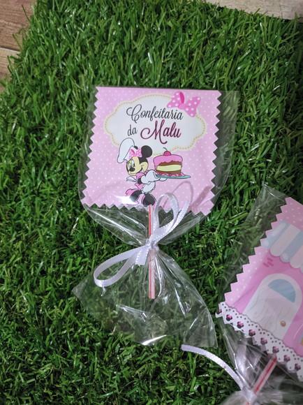 Pirulito Minnie Confeiteira