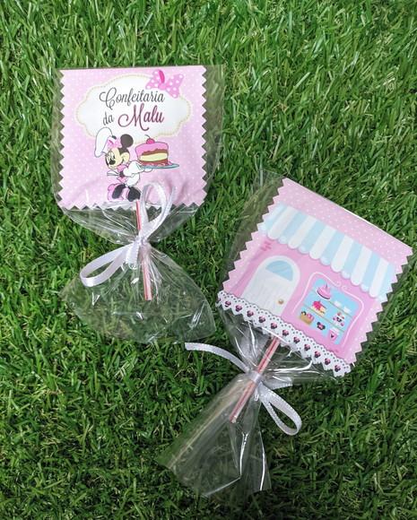 Pirulito Minnie Confeiteira