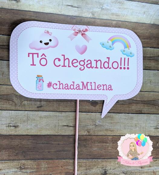 Plaquinhas Chuva de Amor