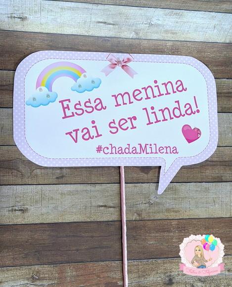 Plaquinhas Chuva de Amor