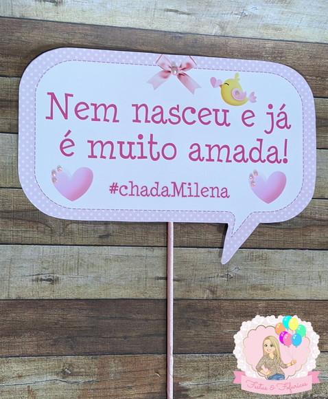 Plaquinhas Chuva de Amor