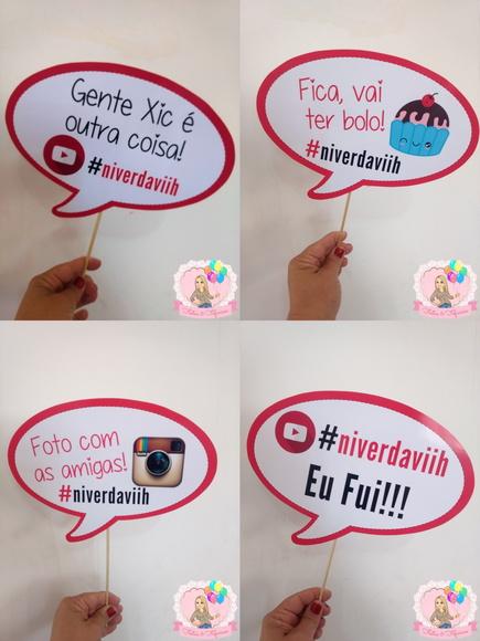 Plaquinhas Divertidas para Fotos