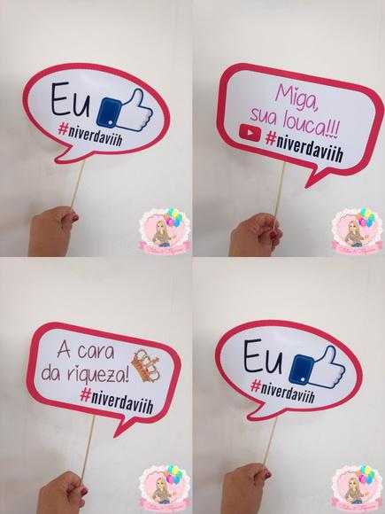 Plaquinhas Divertidas para Fotos